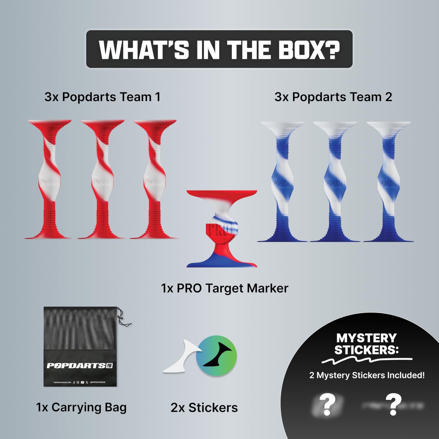 Popdarts USA Themed PRO Pack Game Set