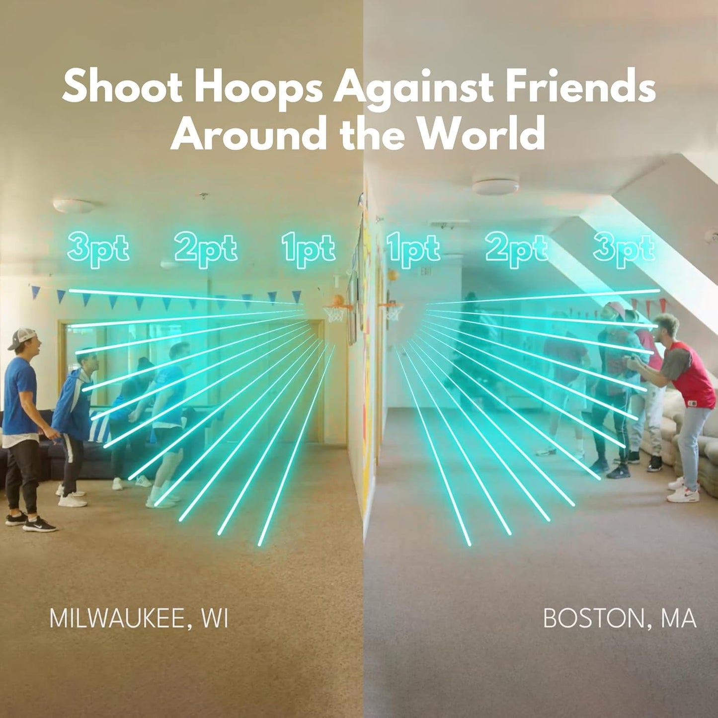 huupe mini Smart Mini Basketball Hoop