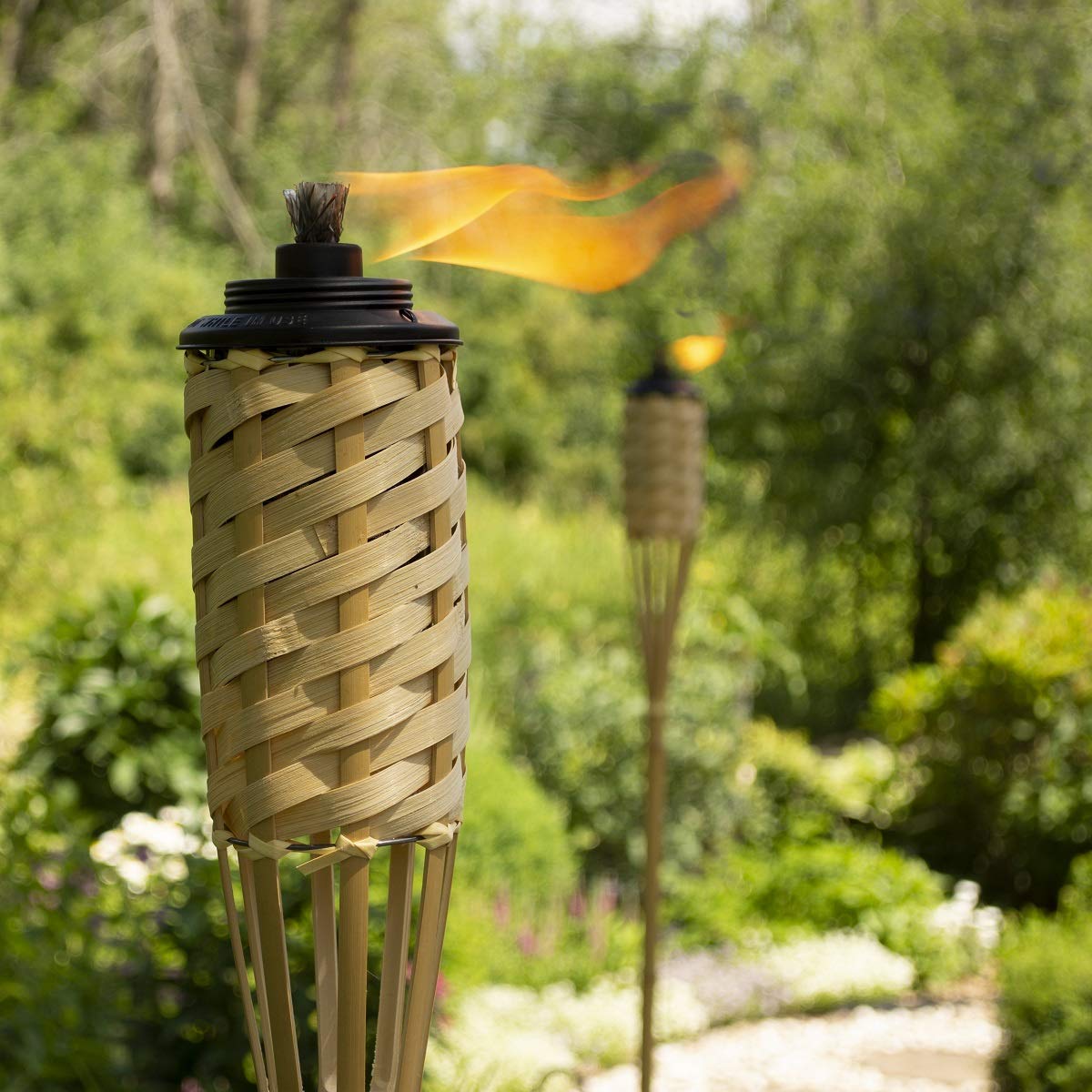 TIKI Bamboo Tiki Torches 12-Pack