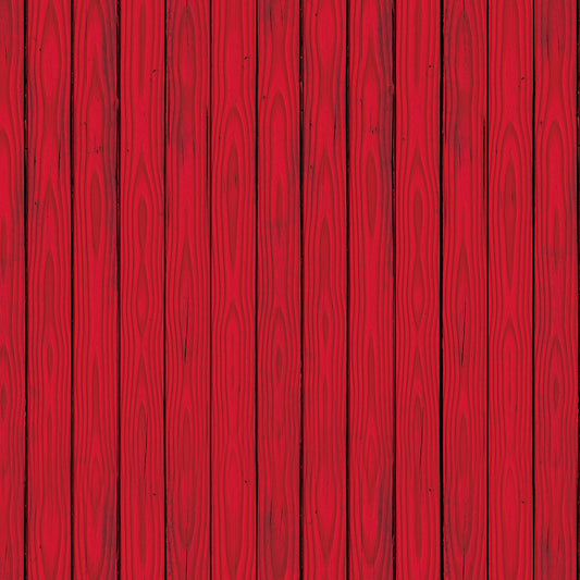 Red Barn Siding Backdrop Party Accessory