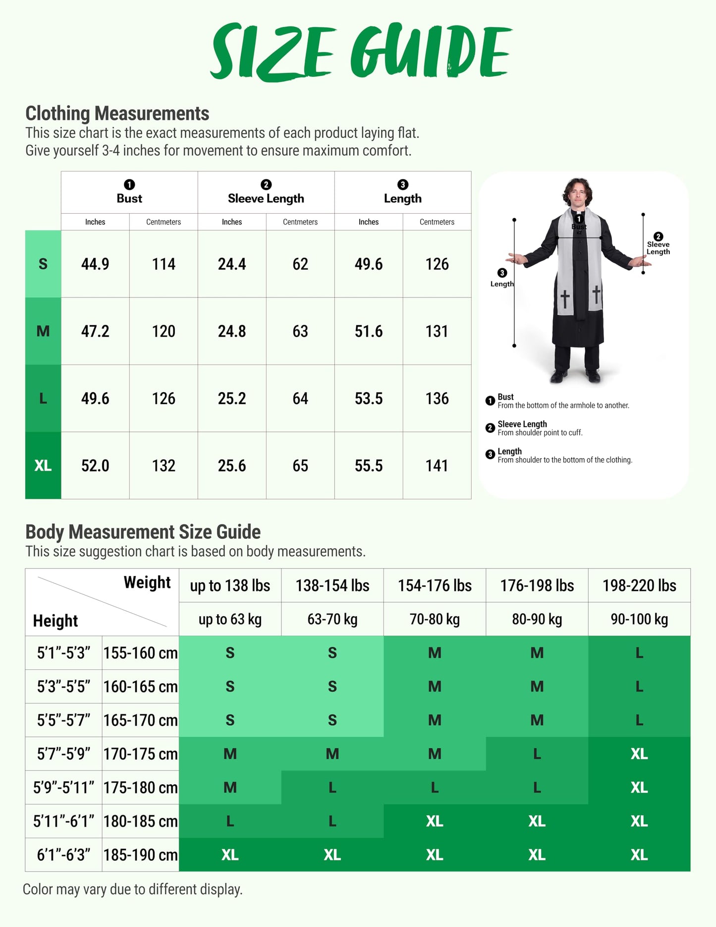 Spooktacular Creations Halloween Priest Costume Men, Classic Father Priest