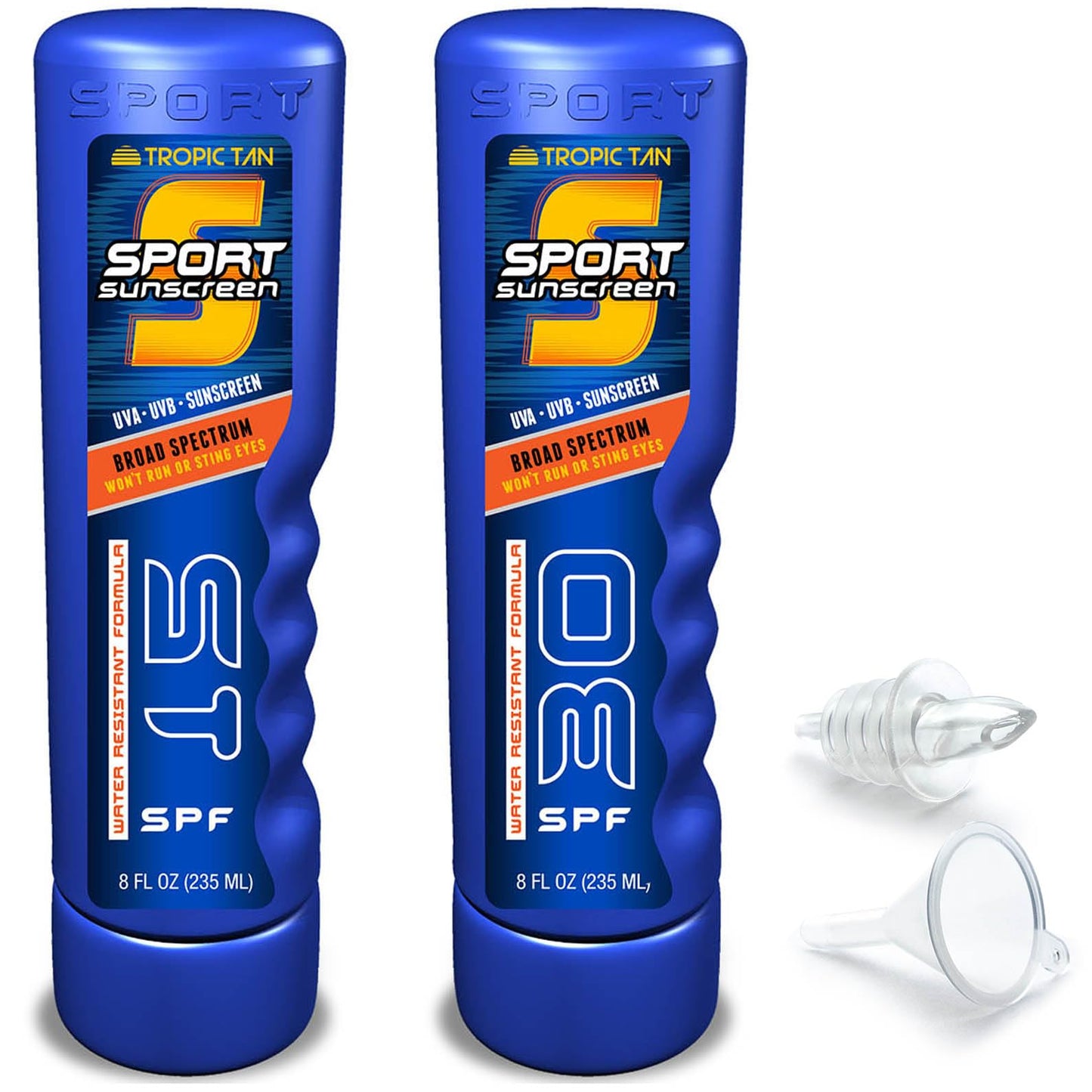 GoPong Sport Bottle Sunscreen Flask 2 Pack