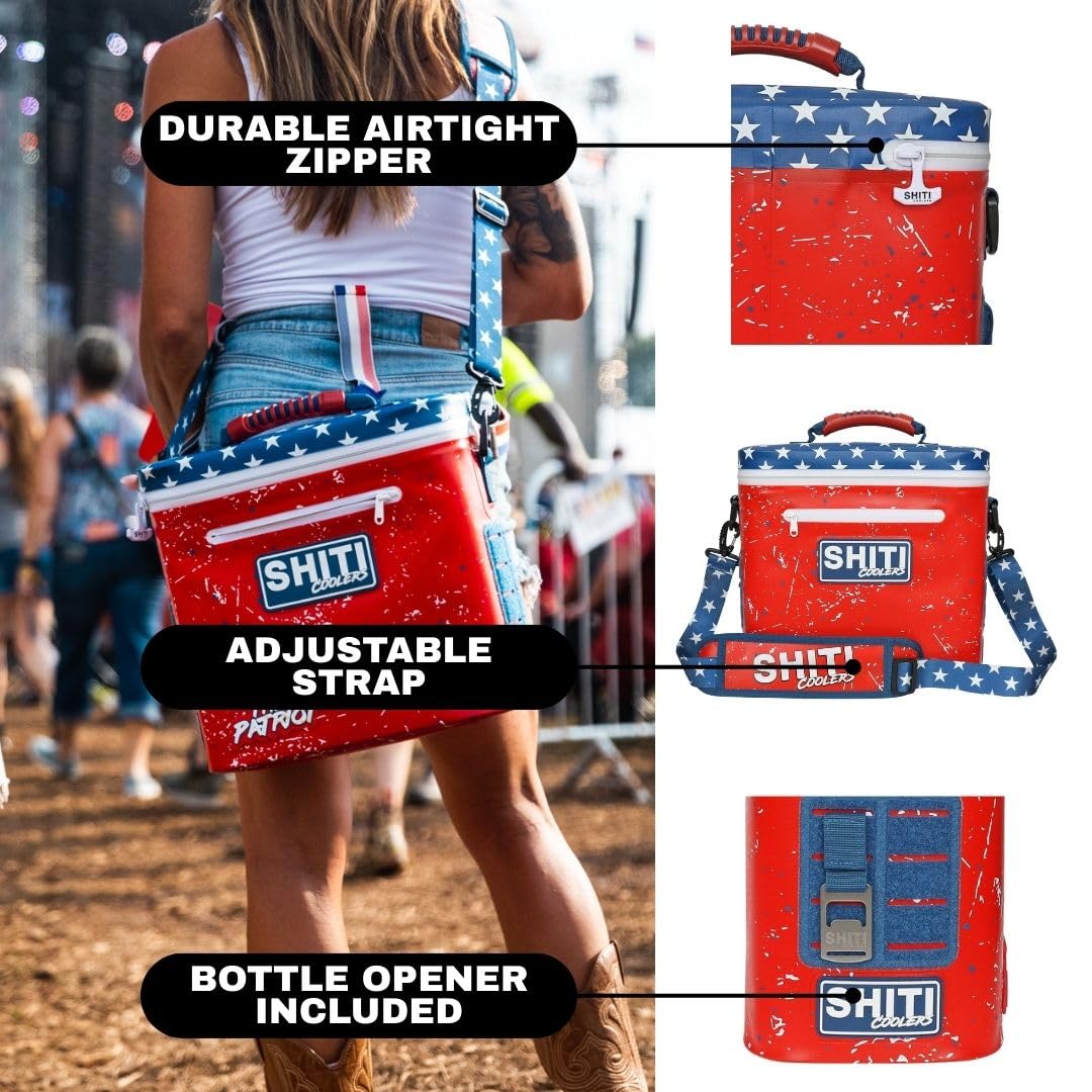 SHITI Cooler The Patriot 12 can Cooler