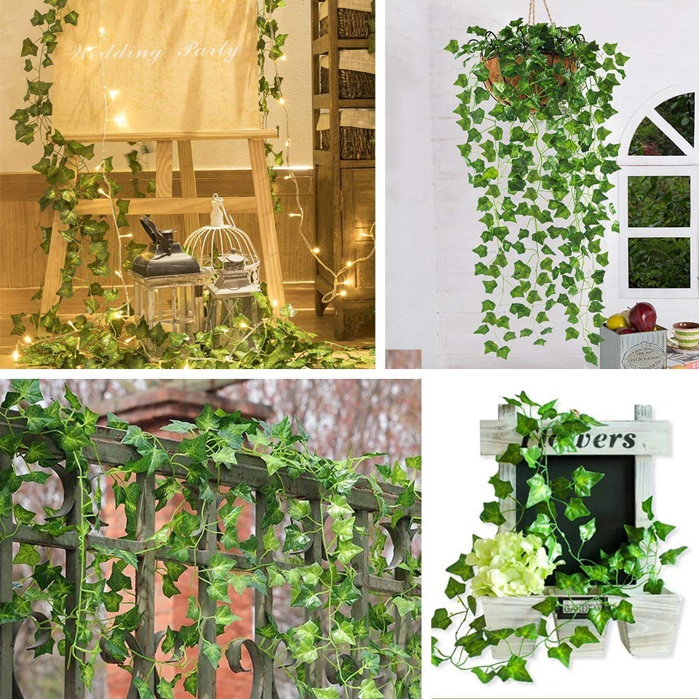 120Pack 420Ft Artificial Ivy Fake Vines,Ivy Garland Greenery