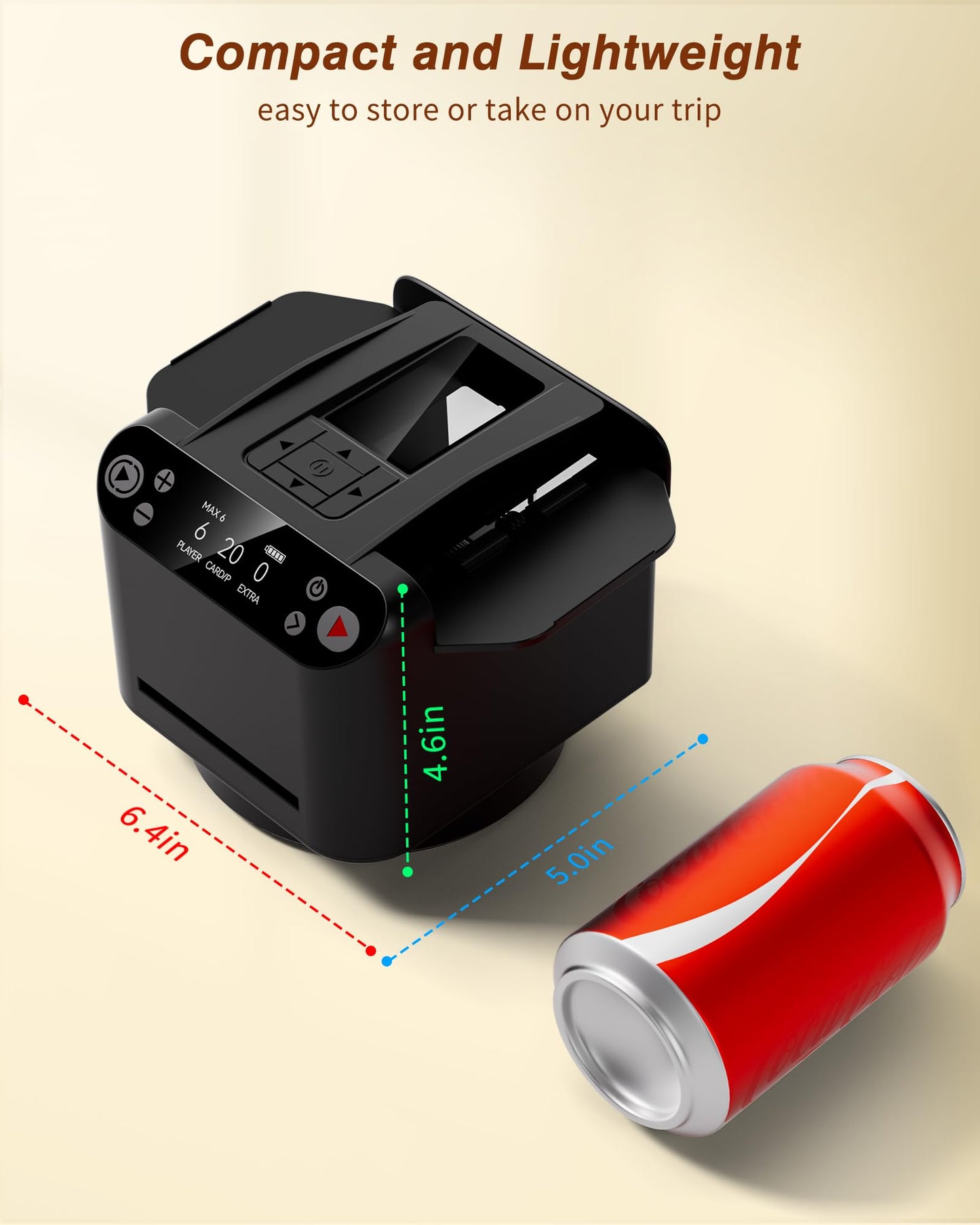 2-in-1 Automatic Card Shuffler and Dealer Machine