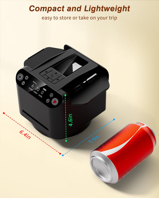 2-in-1 Automatic Card Shuffler and Dealer Machine