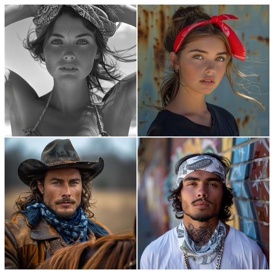 100% Cotton 10 Pack Fine Bandanas（Camouflage）