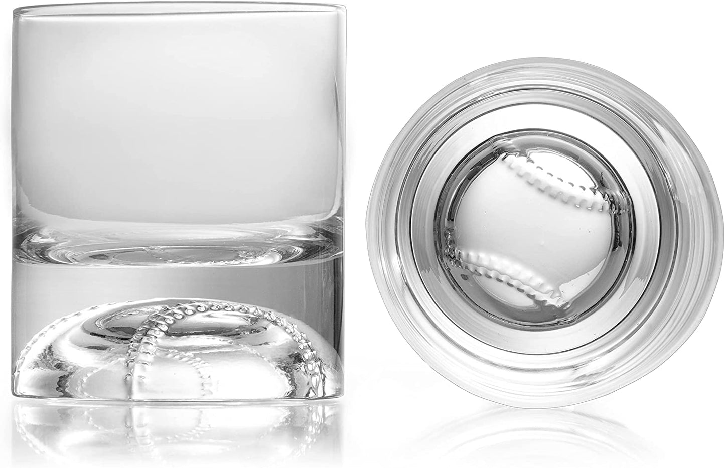 Baseball Bat Whiskey & Wine Decanter 4 Baseball Glasses