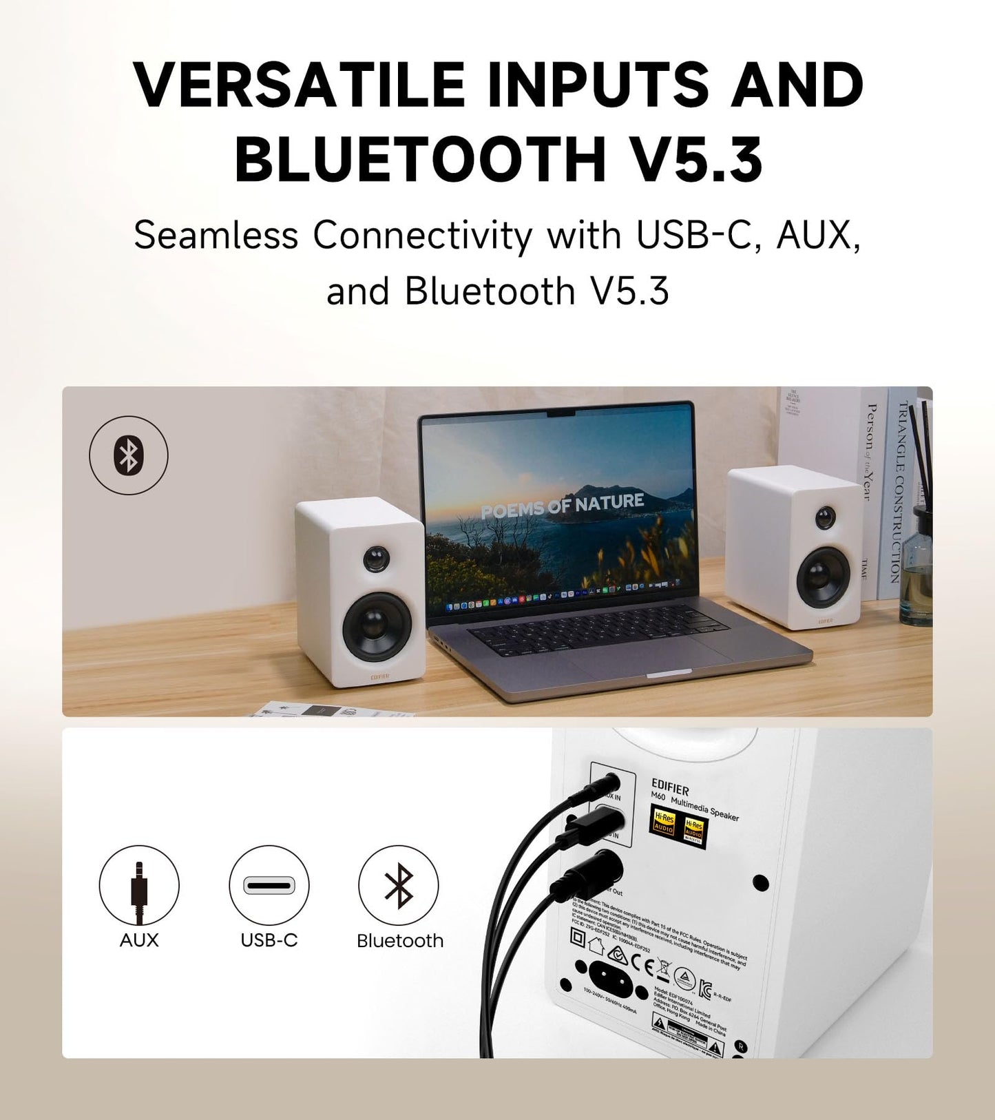 Edifier M60 Multimedia Bluetooth Speaker