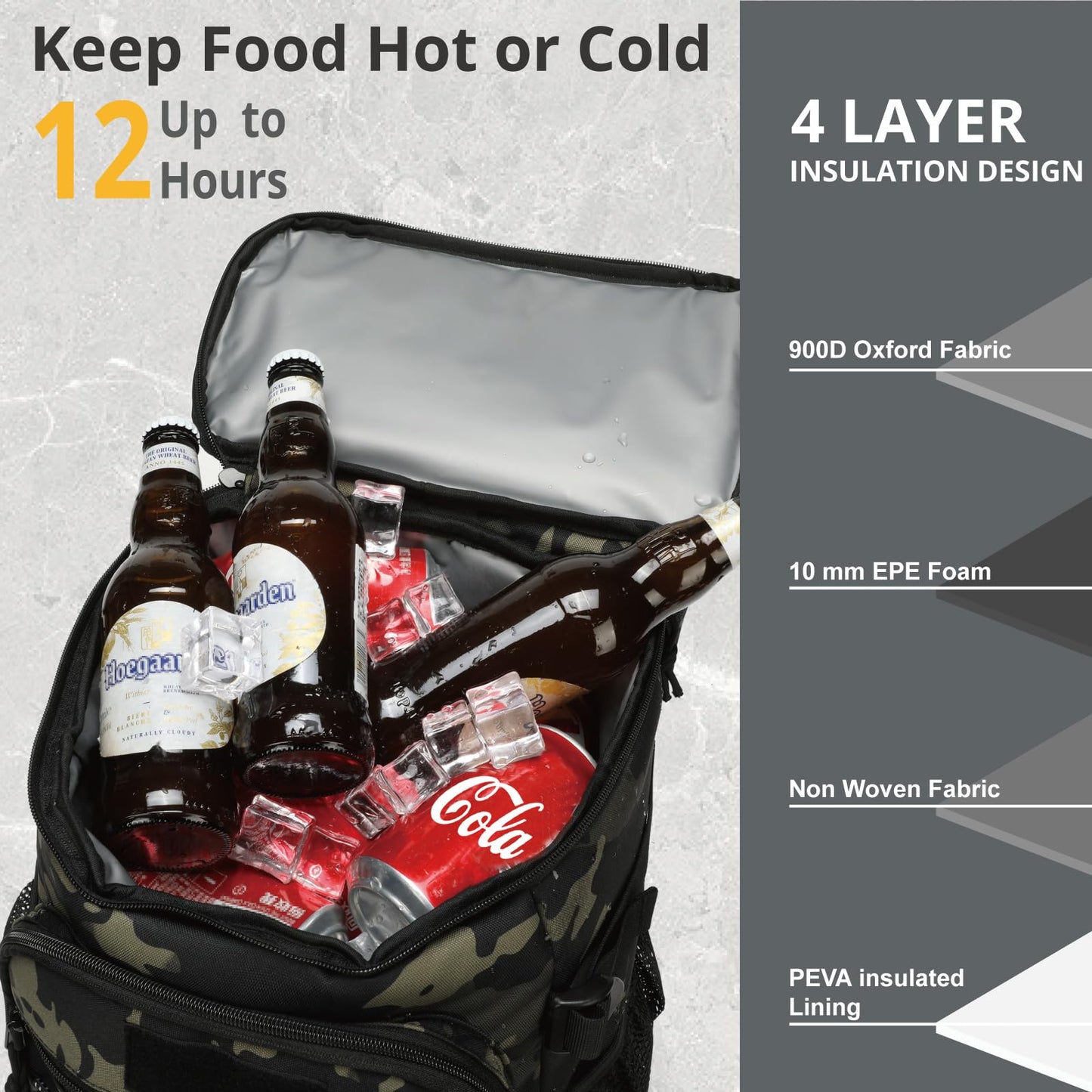 Tactical Backpack Cooler, 25L