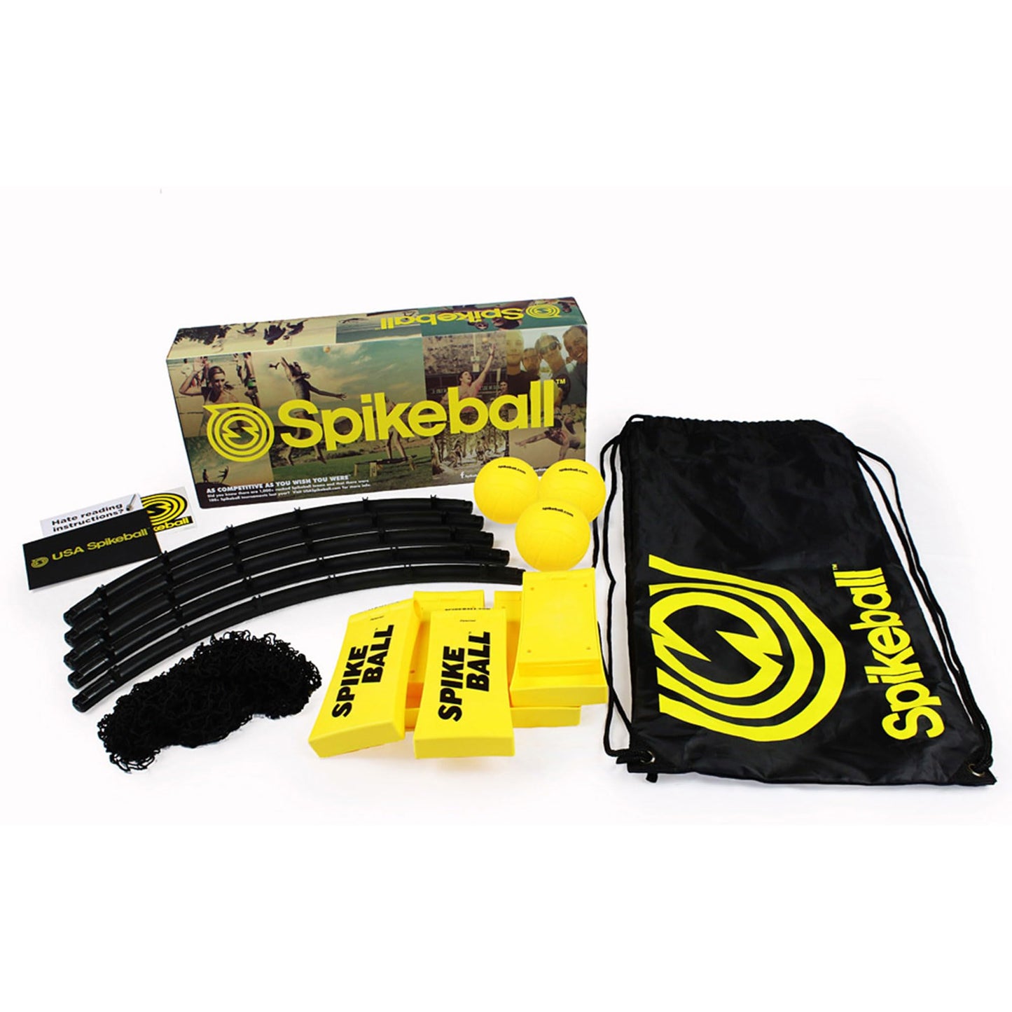 Spikeball 3-Ball Original Roundnet Game Set, Includes 3 Balls