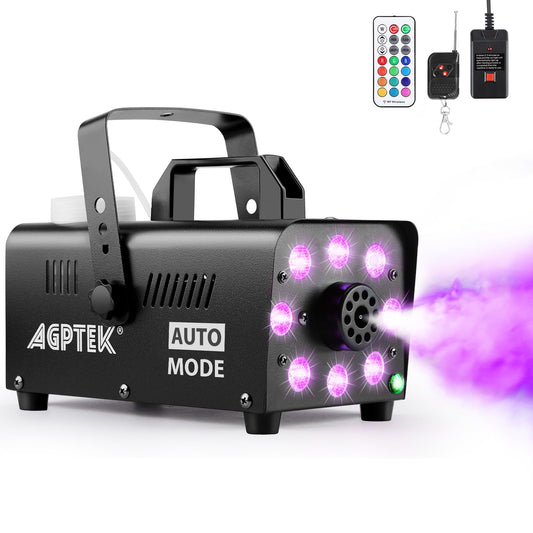 Fog Machine, Smoke Machine with 13 Colorful LED