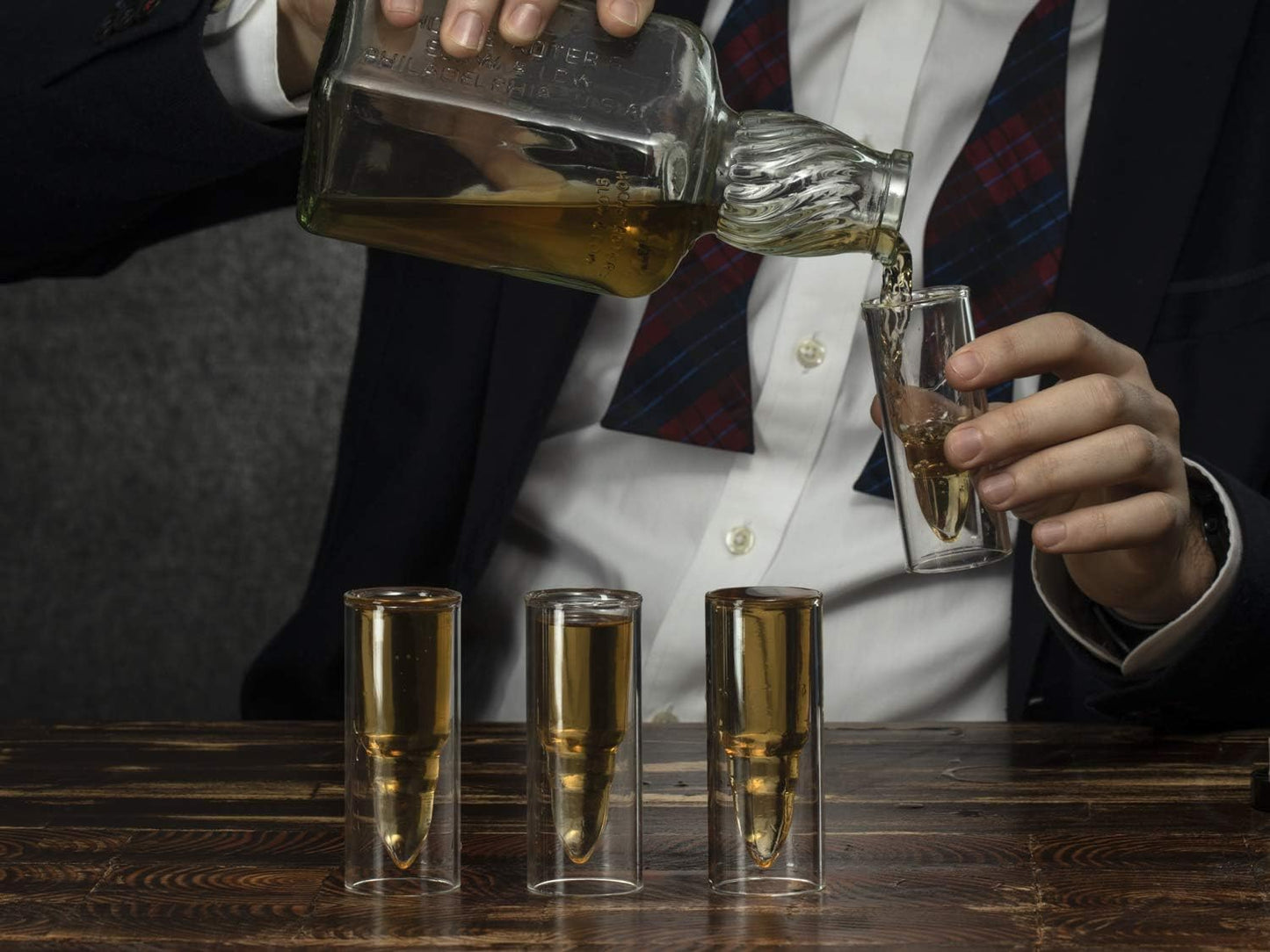 50 Caliber Shot Glasses Set - Set of 4