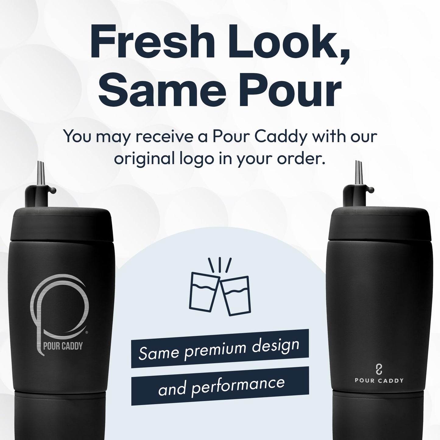 Pour Caddy - Stainless Steel Flask Set