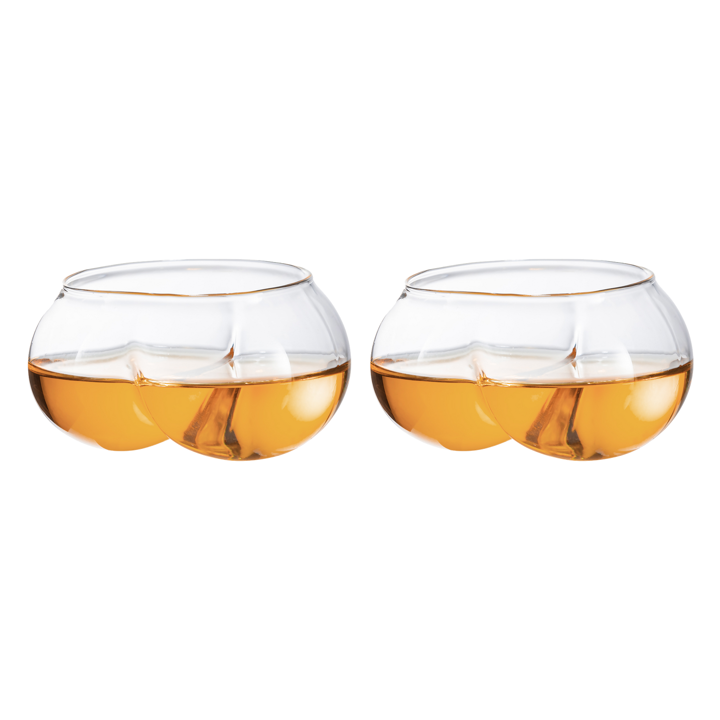 Deez Nuts Drinking Wine & Whiskey Glasses - 2 Set