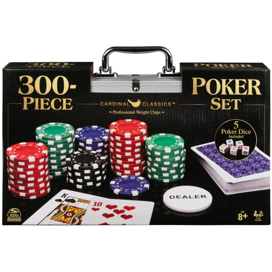 Spin Master Games, Cardinal Classics, 300-Piece Poker Set