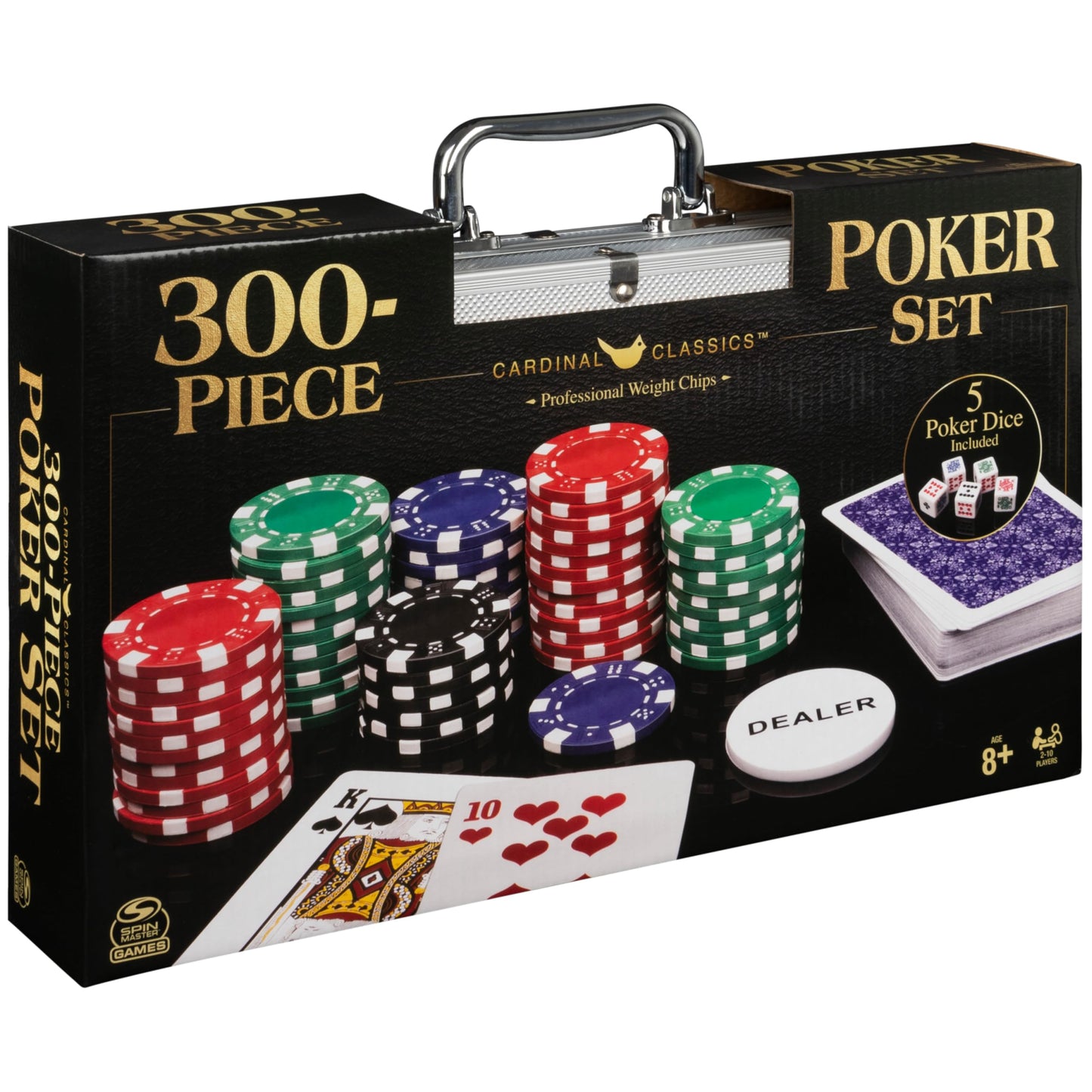 Spin Master Games, Cardinal Classics, 300-Piece Poker Set