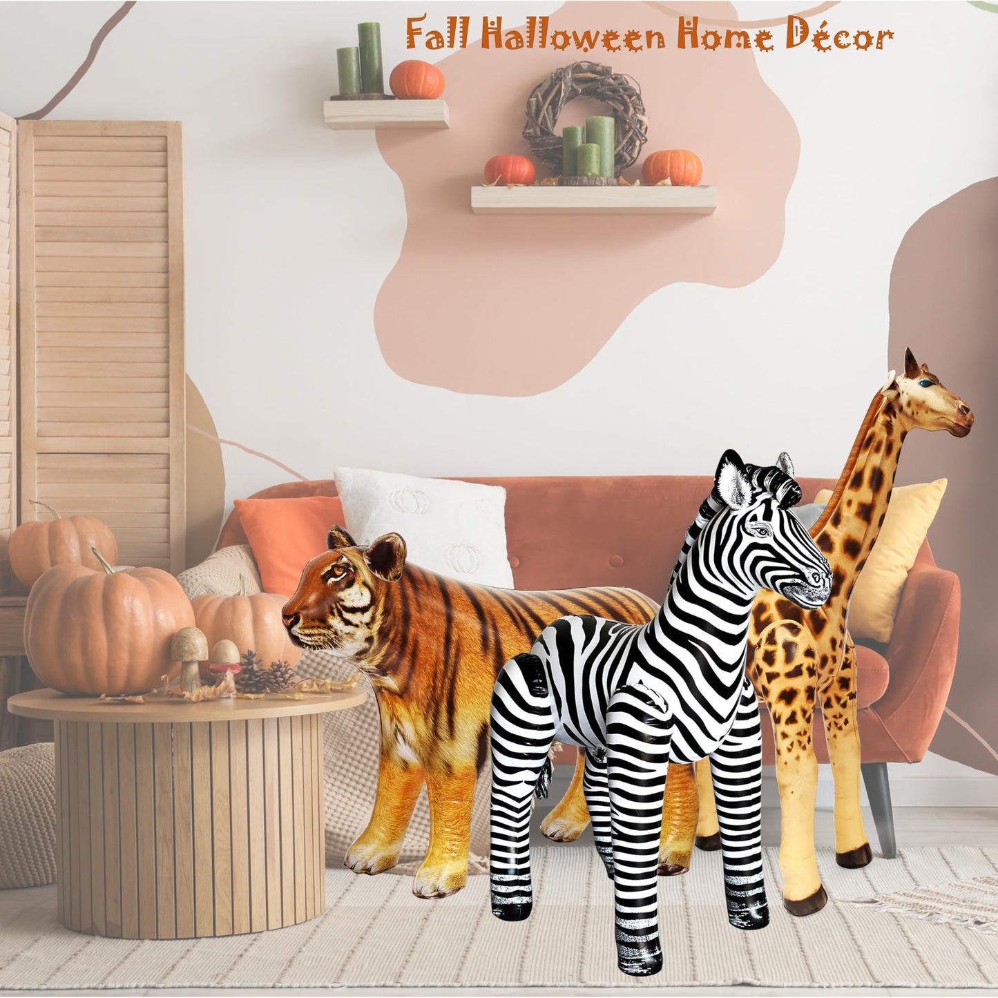 Jet Creations Wildlife Safari Inflatable Animals 3-Pack