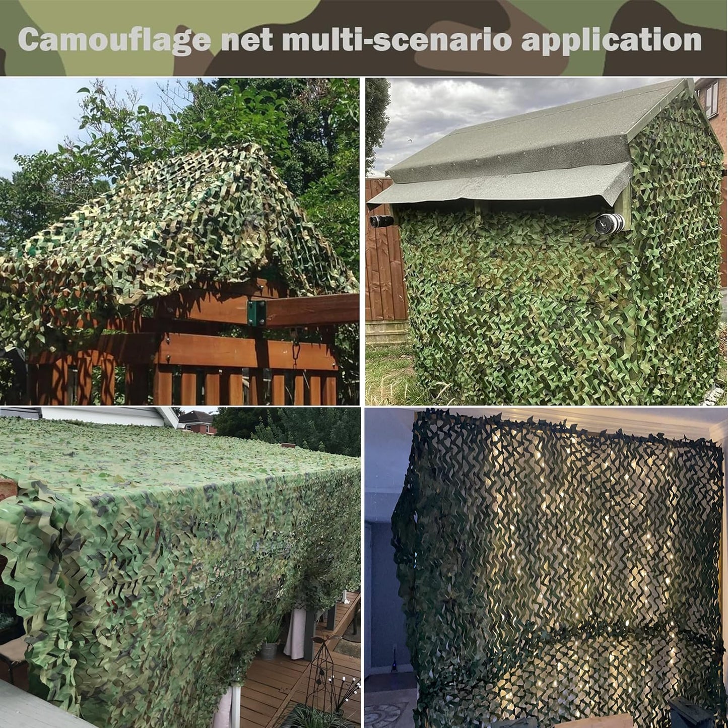 Yeacool Camo Netting Camouflage Netting Camo Blind Army Net