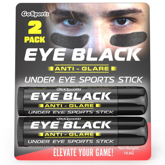 GoSports Anti Glare Eye Black Sports Stick for Football, 2 Pack