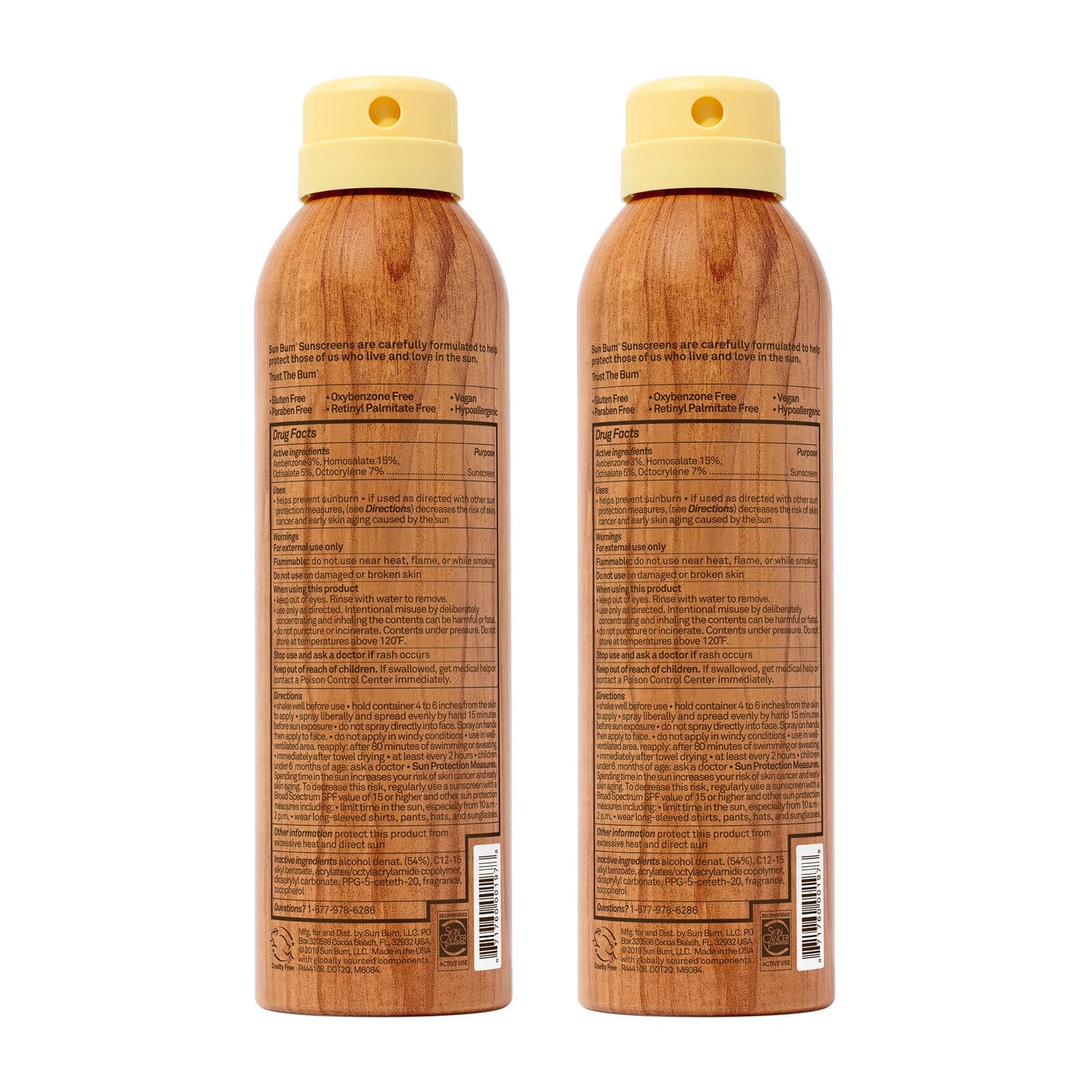 Sun Bum Original SPF 50 Sunscreen Body Spray