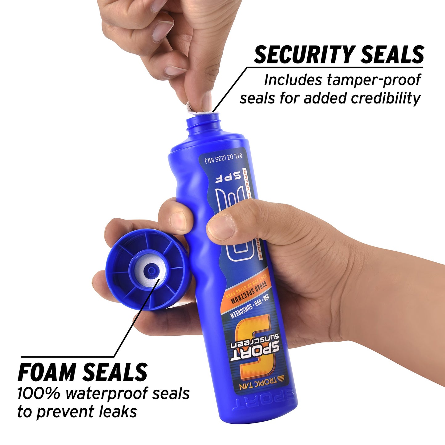 GoPong Sport Bottle Sunscreen Flask 2 Pack