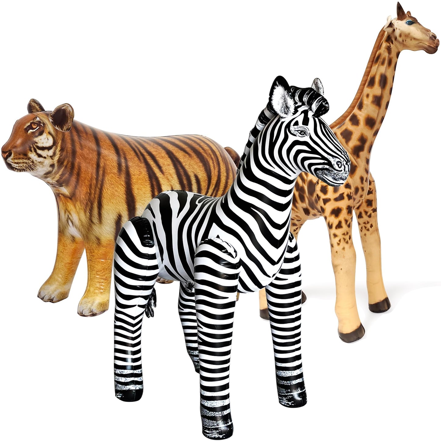 Jet Creations Wildlife Safari Inflatable Animals 3-Pack