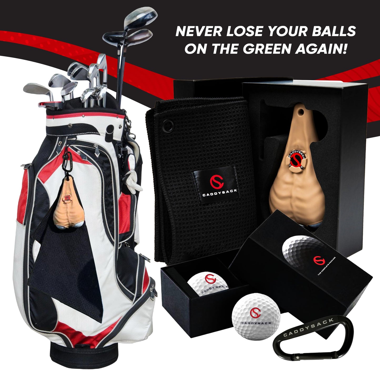 CADDYSACK Golf Ball Holder