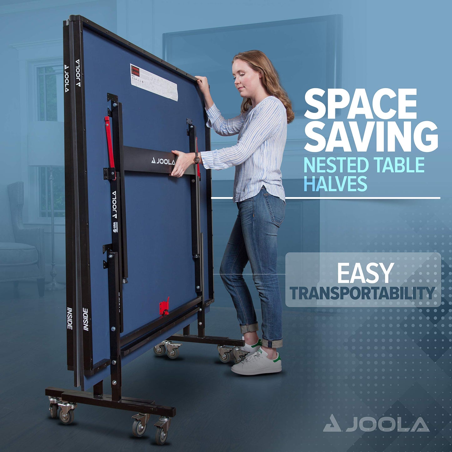 Inside Professional MDF Indoor Ping Pong Table