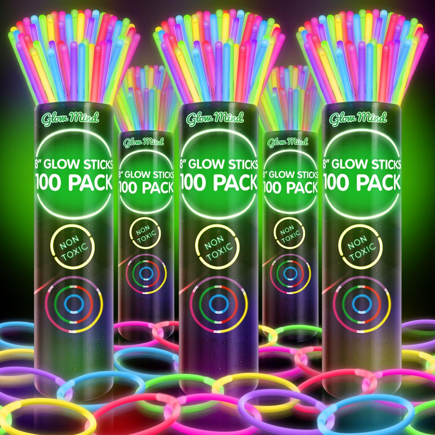 500 Ultra Bright Glow Sticks Bulk