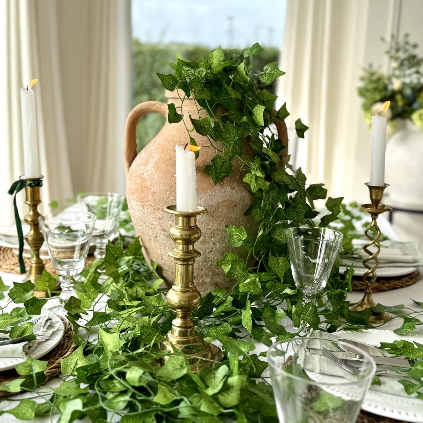 120Pack 420Ft Artificial Ivy Fake Vines,Ivy Garland Greenery