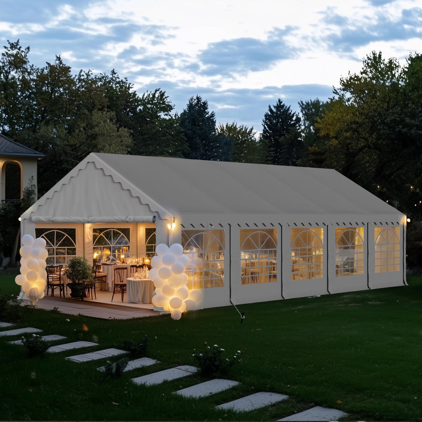 32'x16' Outdoor Heavy Duty Party Tent Large