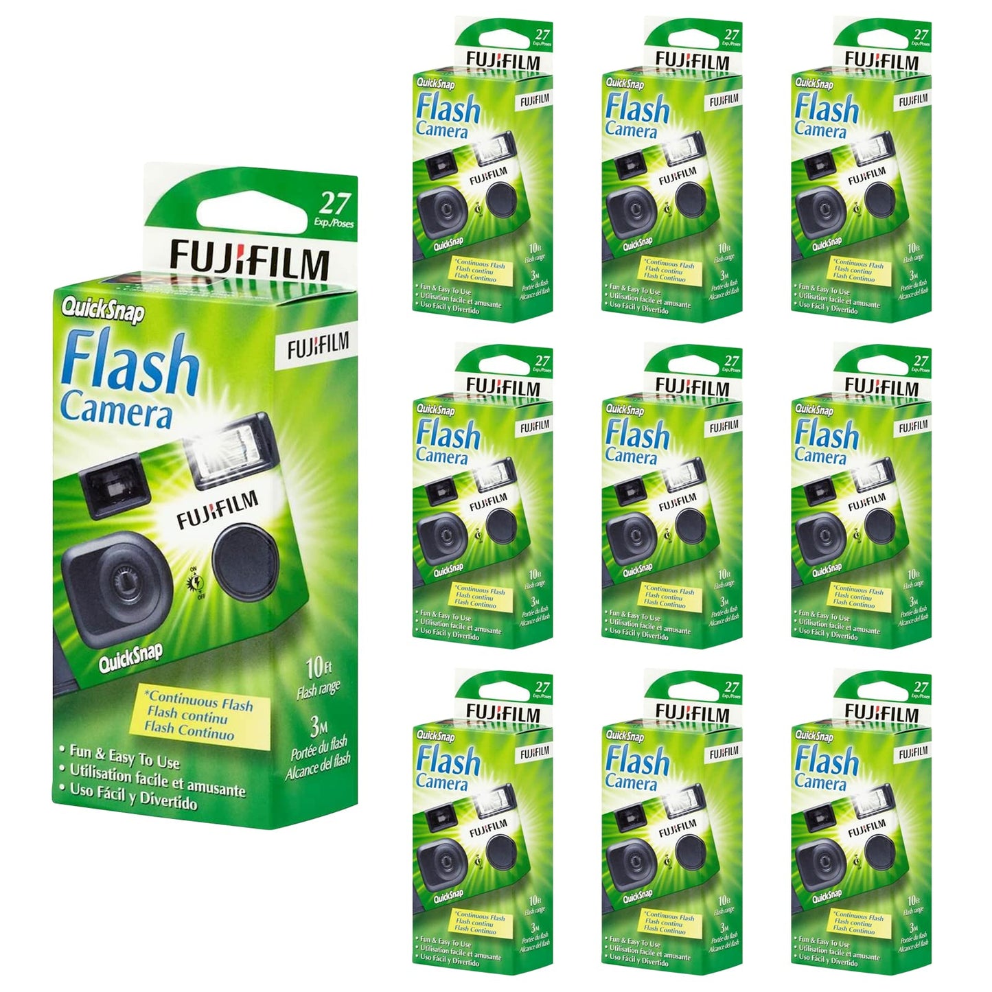 Fujifilm Fujifilm QuickSnap Flash 400 One Time Use 35mm 10-Pack