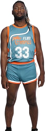 Flint Tropics Basketball Replica Green Jersey