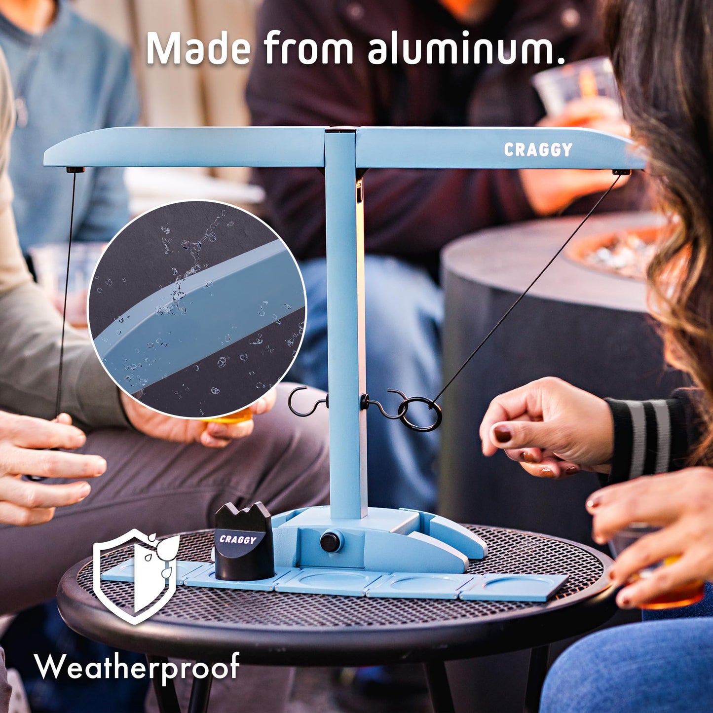 Craggy Games Ring Toss & Shot Ladder Game Hooks