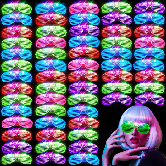 84 PCS LED Glasses, 5 Colors Light Up