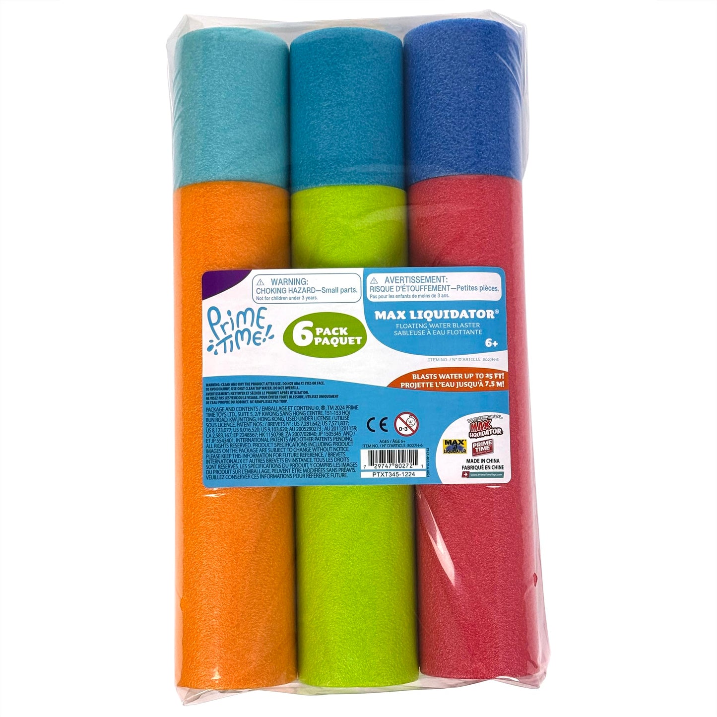 Max Liquidator 6-Pack Water Blaster Set, Multicolor