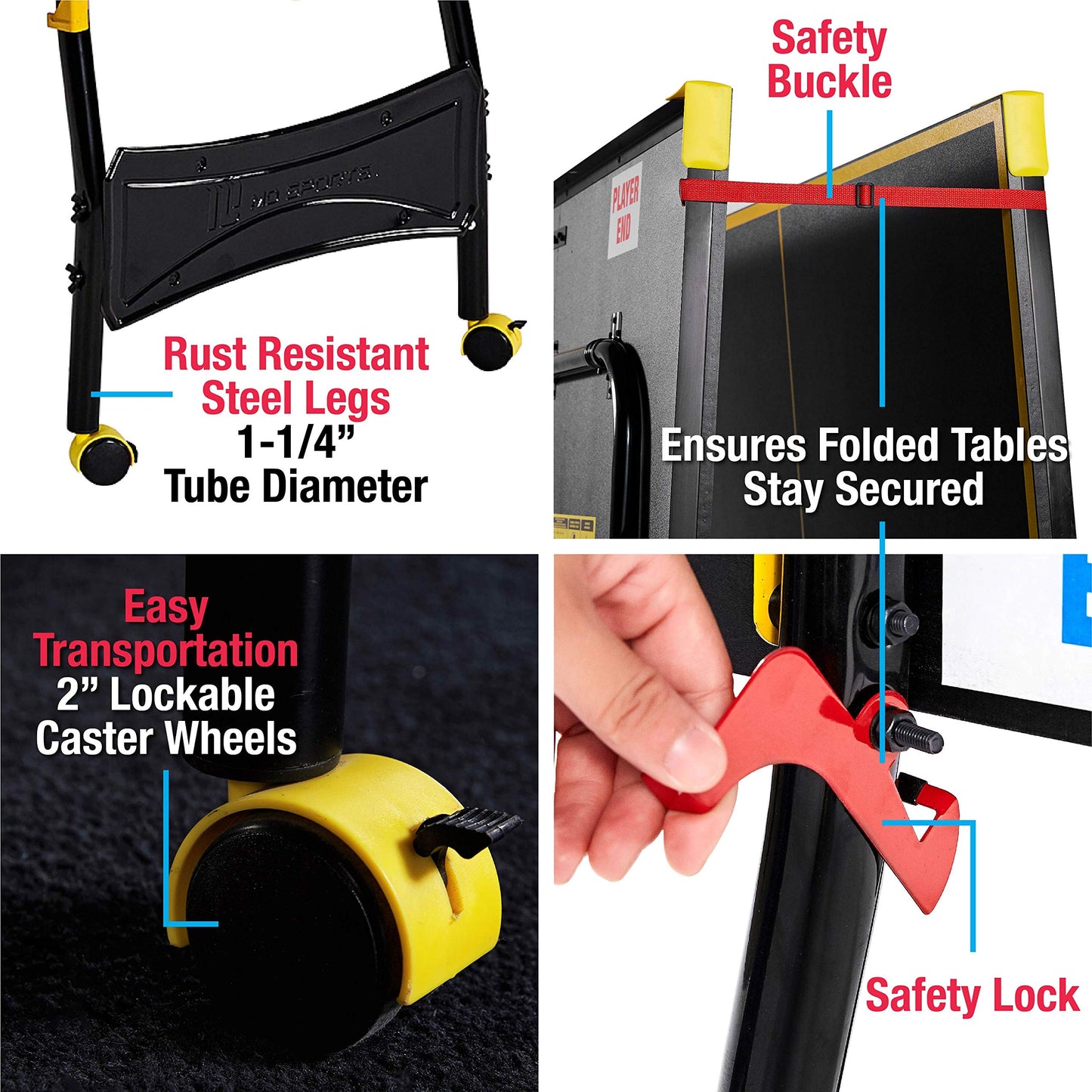 MD Sports Table Tennis Set, Regulation Ping Pong Table