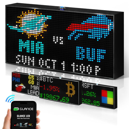 Glance LED Ticker