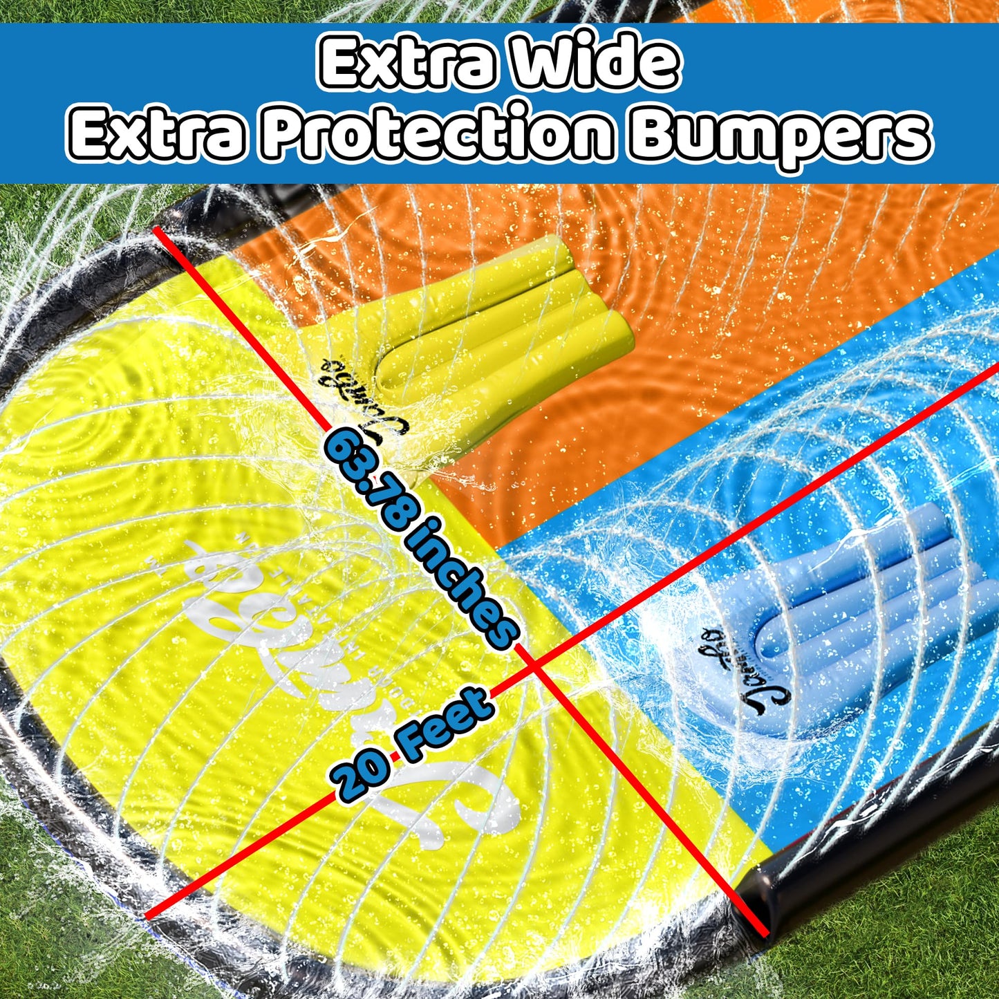 20Ft Slip Splash and Slide