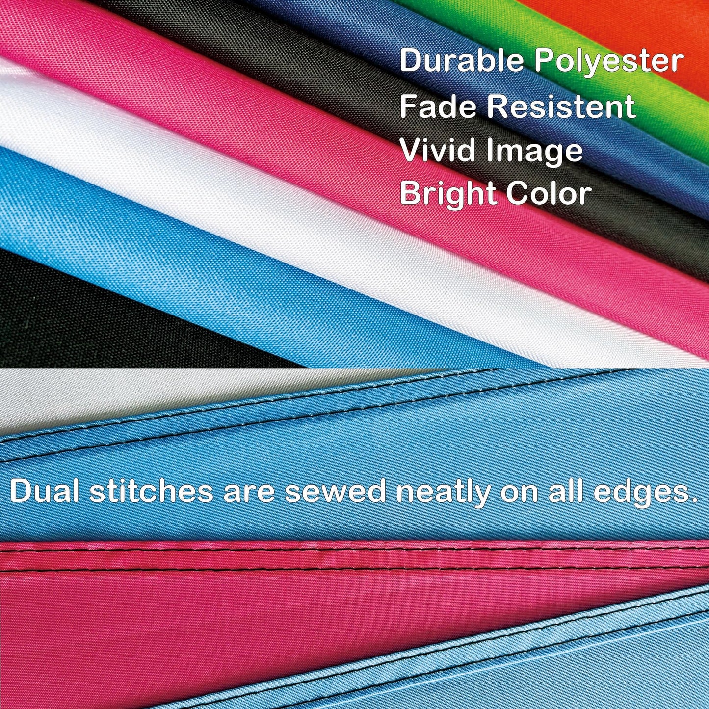 Winners Never Quit Flag 3x5