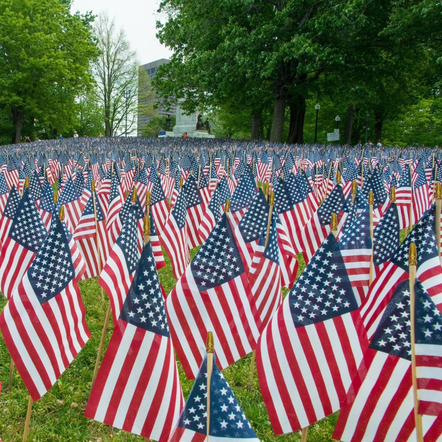 500 Pcs Small American Flags on Stick, Small US