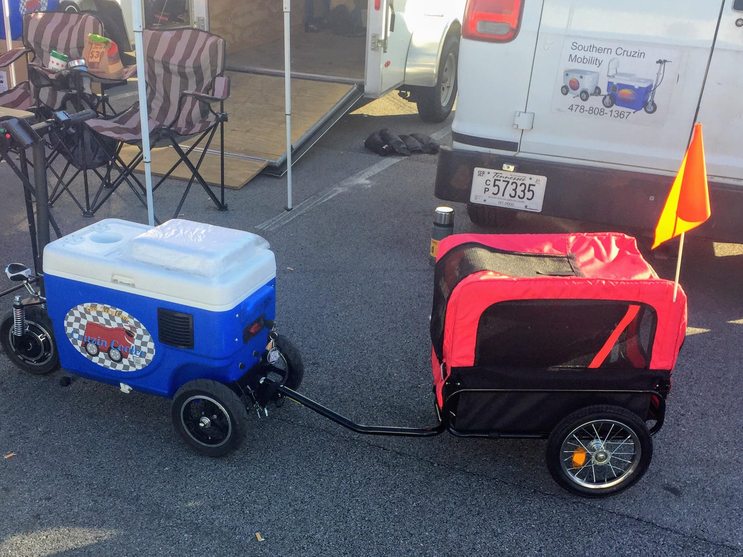 Cruzin Cooler® CZHB Sport X-Li Electric Cooler Scooter