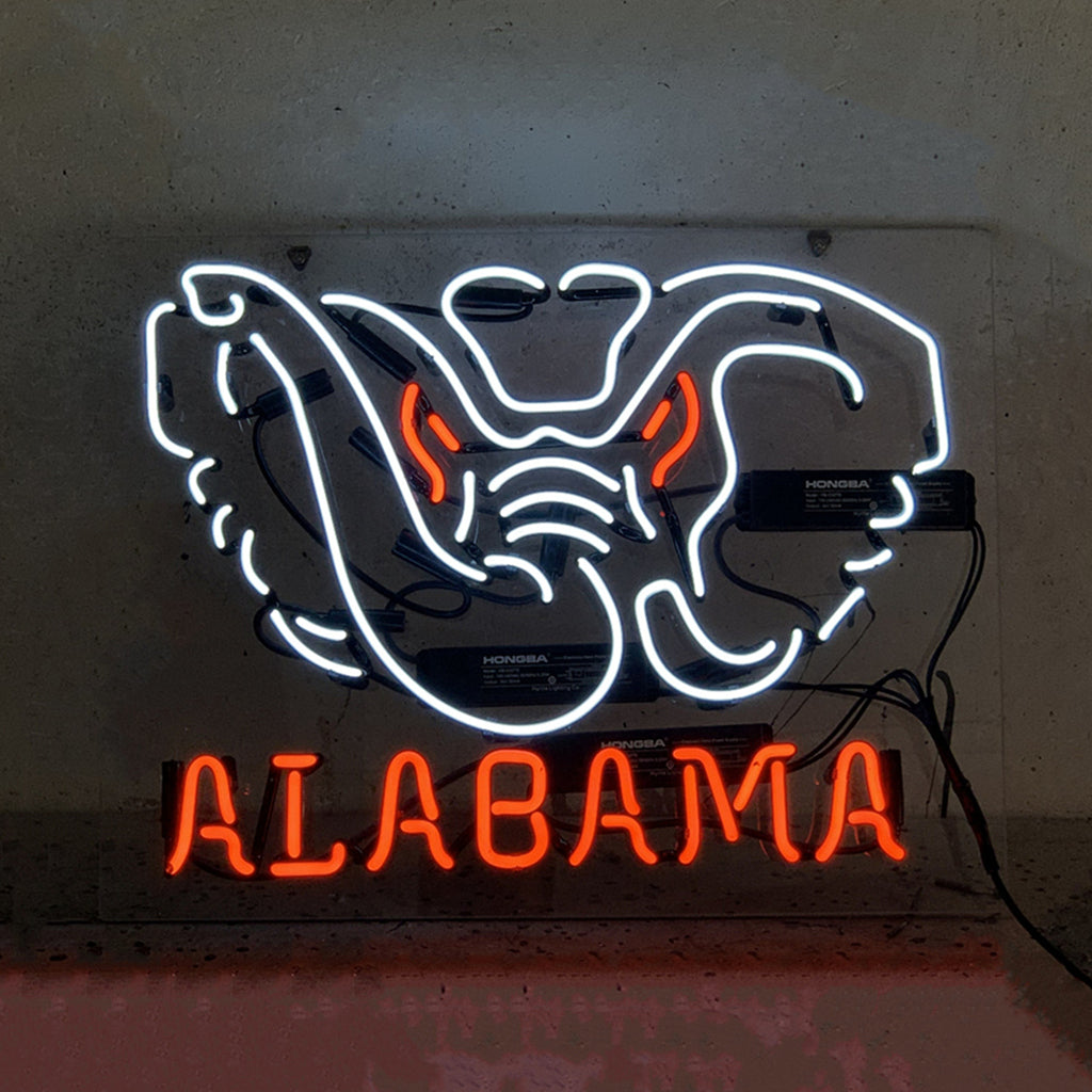 Alabama Angry Elephant Neon Signs Light