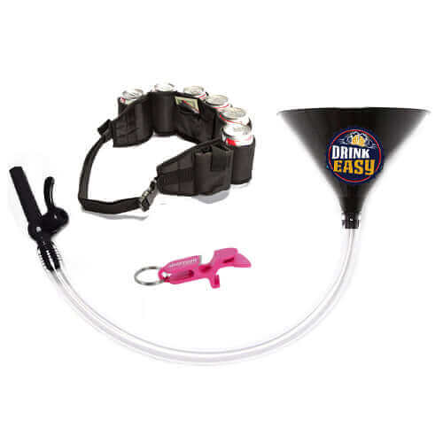 Beer Funnel Party Pack – Funnel, Shotgun Key Chain & Beer Belt