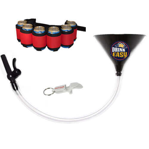 Beer Funnel Party Pack – Funnel, Shotgun Key Chain & Beer Belt