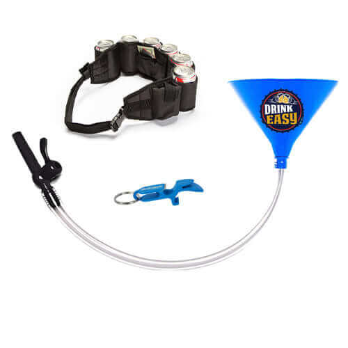 Beer Funnel Party Pack – Funnel, Shotgun Key Chain & Beer Belt