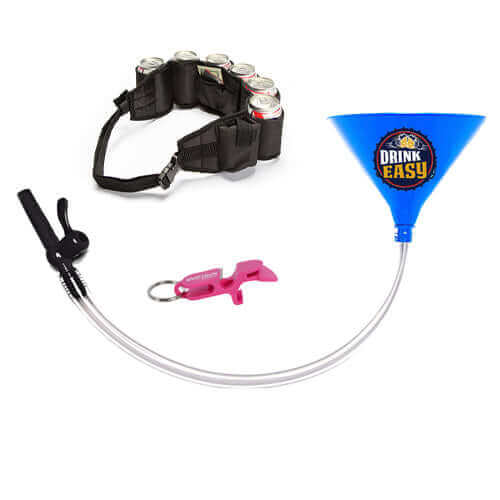 Beer Funnel Party Pack – Funnel, Shotgun Key Chain & Beer Belt