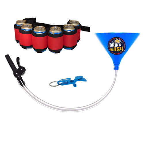 Beer Funnel Party Pack – Funnel, Shotgun Key Chain & Beer Belt