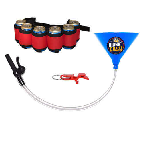 Beer Funnel Party Pack – Funnel, Shotgun Key Chain & Beer Belt